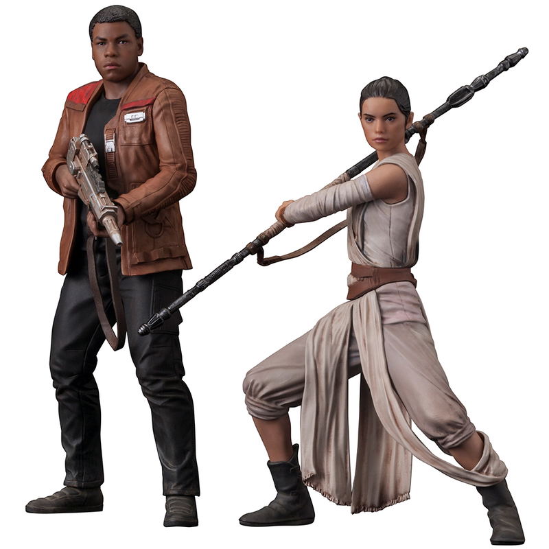 ARTFX+ Star Wars 1/10 Scale Pre-Painted Figure: Rey & Finn 2 Pack The Force Awakens Ver. image 1