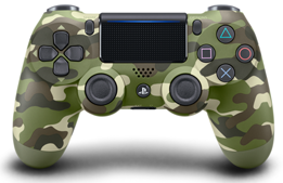 New DualShock 4 CUH-ZCT2 Series (Green Camouflage)_