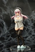 Super Sonico 1/8 Scale Pre-Painted Figure: Super Sonico Sexy Knit Ver. thumbnail 2