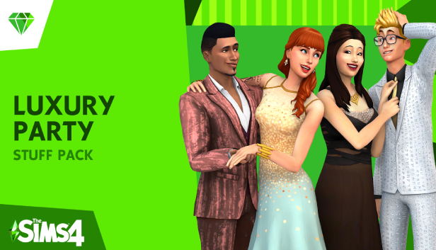 The Sims 4: Luxury Party Stuff (DLC) <span class="ext" style="background-color: #B0000F; color: #FFFFFF;">DLC</span> <span class="ext" style="background-color: #F96529; color: #FFFFFF;">Electronic Arts</span> <span class="ext ext_digital">digital</span> image 1
