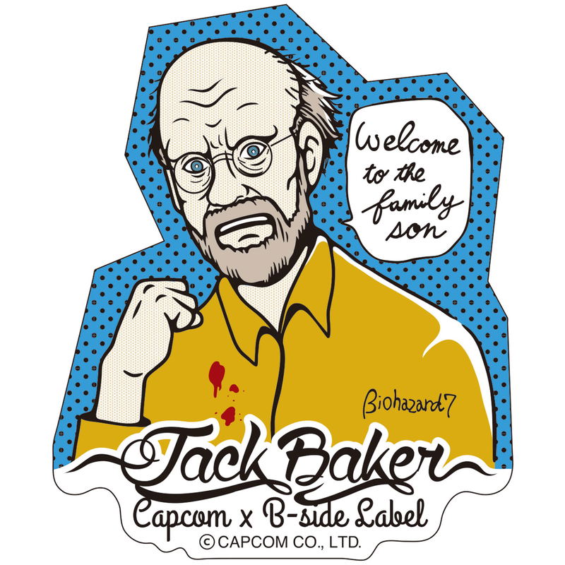 CAPCOM x B-SIDE Label Biohazard 7 Sticker: Jack image 1