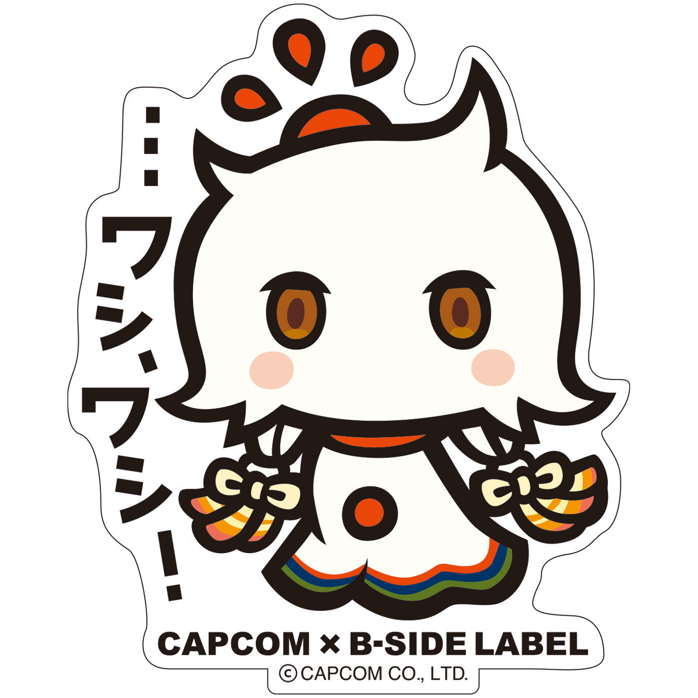 CAPCOM x B-SIDE Label Megami Meguri Sticker: Amaterasu-omikami