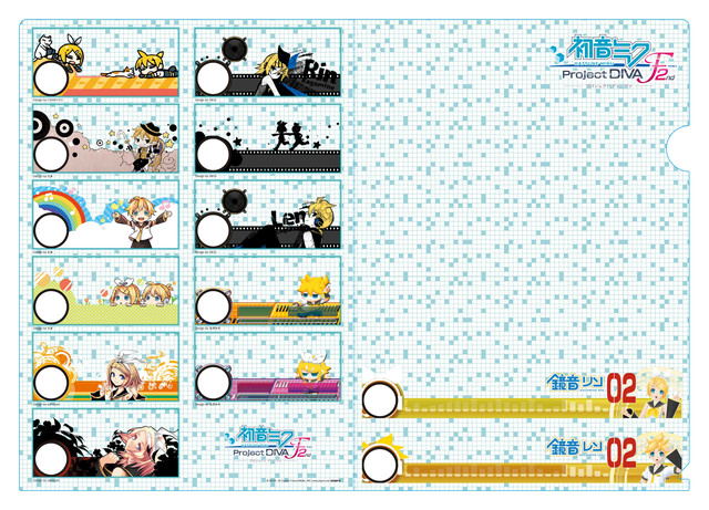 Hatsune Miku: Project Diva F 2nd Clear File (Set of 3) image 2