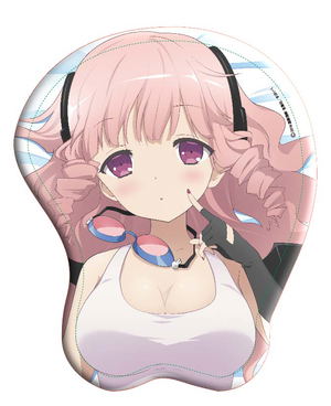 Magical Girl Raising Project Oppai Mouse Pad: Swim Swim_