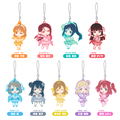 Nendoroid Plus Trading Rubber Straps Love Live! Sunshine!!: Koi ni Naritai Aquarium Ver. (Set of 9 pieces) thumbnail 1