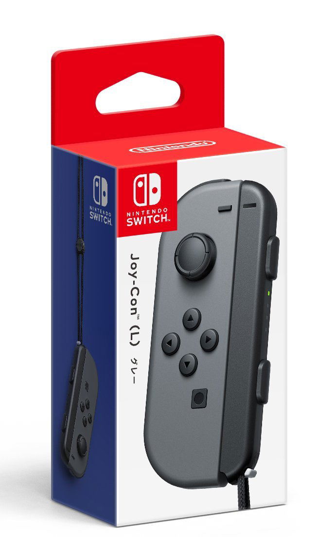 Nintendo Switch Joy-Con Controller Left (Gray) image 1