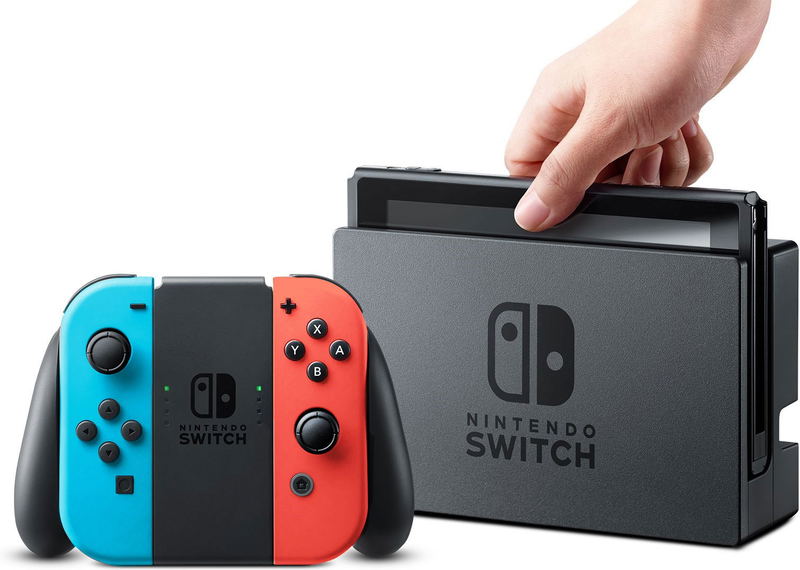 Nintendo Switch (Neon Blue / Neon Red) image 1