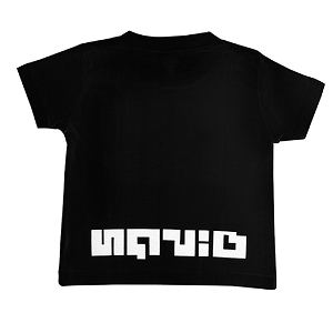 Splatoon - Ika Logo T-shirt Black - Kids Size 110cm