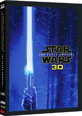 Star Wars: The Force Awakens 3D+2D+Bonus [3-Disc Steelbook] image 1