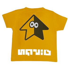 Splatoon - Ika Logo T-shirt Beginner Mustard Yellow - Kids Size 130cm