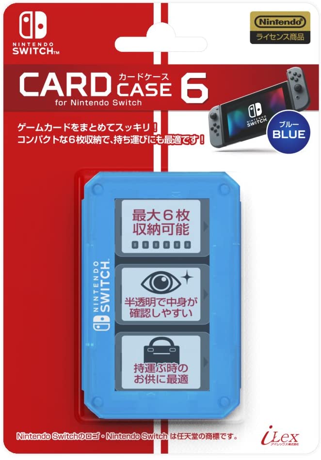 Nintendo Switch Card Case 6 (Blue) Для Nintendo Switch, Nintendo
