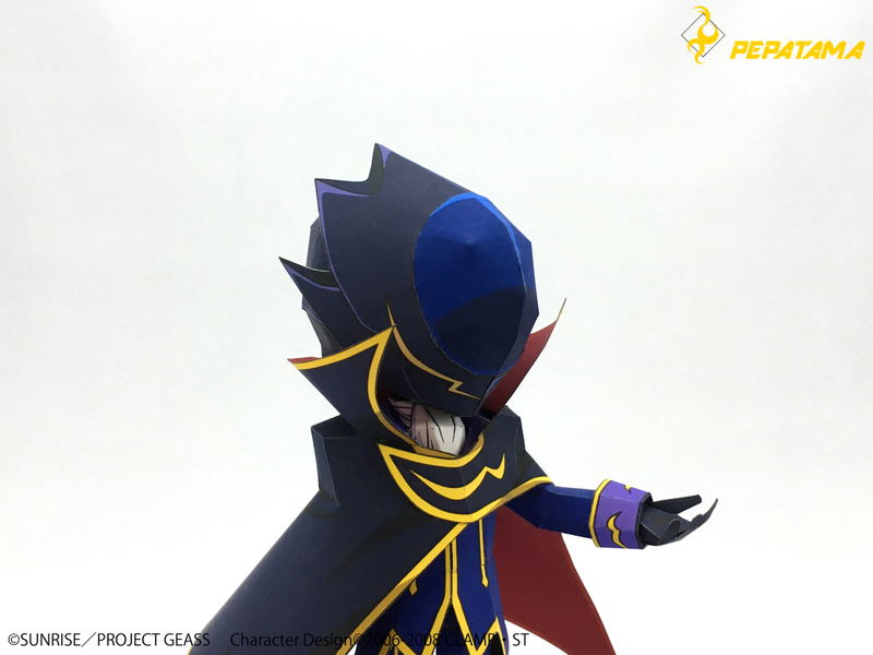 Code Geass Lelouch of the Rebellion R2 PEPA-CUTE SD Paper Figure: Lelouch Lamperouge image 8