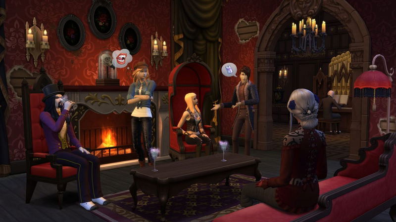 The Sims 4: Vampires (DLC) <span class="ext" style="background-color: #F96529; color: #FFFFFF;">Electronic Arts</span> <span class="ext" style="background-color: #B0000F; color: #FFFFFF;">DLC</span> <span class="ext ext_digital">digital</span> image 2