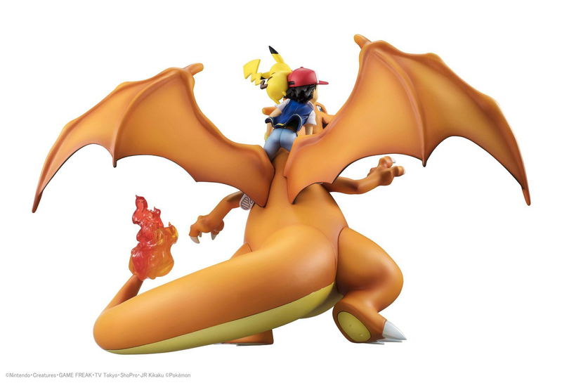 G.E.M. Series Pocket Monsters Pre-Painted PVC Figure: Ash Ketchum & Pikachu & Charizard (Re-run) image 7