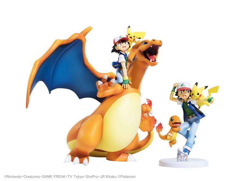 G.E.M. Series Pocket Monsters Pre-Painted PVC Figure: Ash Ketchum & Pikachu & Charizard (Re-run) image 8