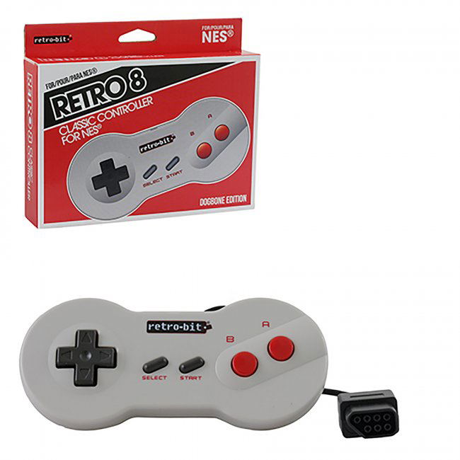 NES Wired Dogbone Style Controller image 1