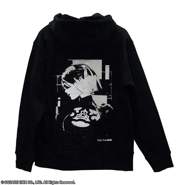 Nier Automata Hoodie (2B) Black image 1