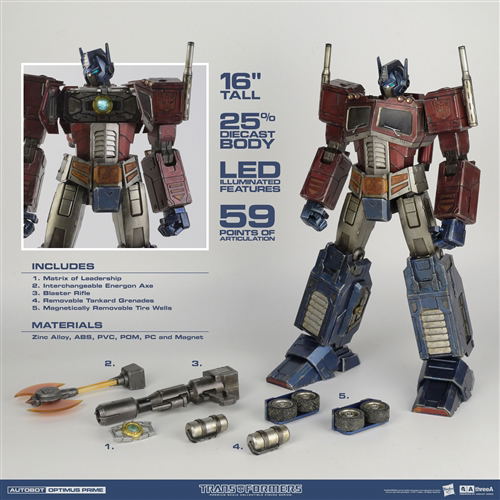 Transformers Generation One Premium Scale Collectible Series: Optimus Prime Classic Edition image 4
