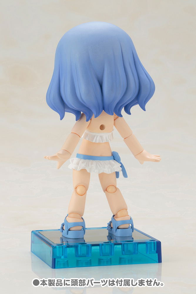 Cu-poche Extra Ruffled Swimsuits Body (White) image 5
