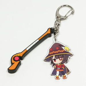 Kono Subarashii Sekai ni Shukufuku wo! 2 T.W.G. Keychain: Megumin & Wand_