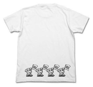 Pop Team Epic Jump T-shirt White (L Size) (Re-run)