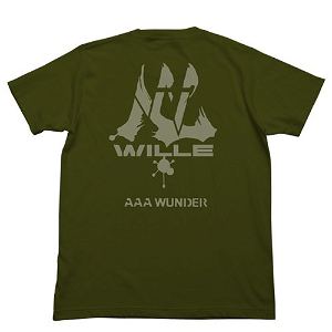 Rebuild Of Evangelion Wille T-shirt Moss (L Size) [Re-run]