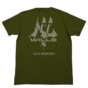 Rebuild Of Evangelion Wille T-shirt Moss (M Size) [Re-run]