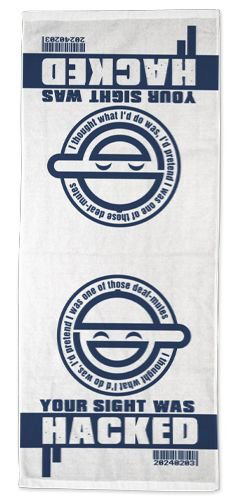 Ghost In The Shell S.A.C Warai Otoko Face Towel image 1