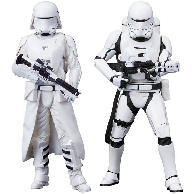 ARTFX+ Star Wars 1/10 Scale Pre-Painted Figure: First Order Snowtrooper & First Order Flametrooper 2 Pack Force Awakens Ver. image 1