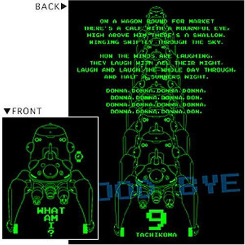 Ghost In The Shell Stand Alone Complex Tachikoma T-shirt Black (M Size) [Re-run] image 3