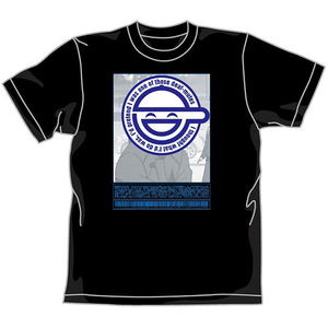 Ghost In The Shell Stand Alone Complex Warai Otoko T-shirt Black (L Size) [Re-run]_