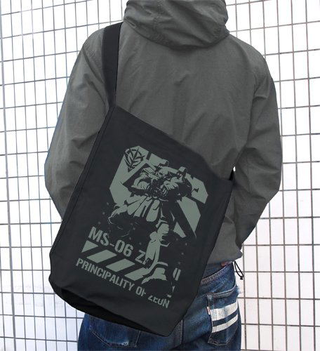Mobile Suit Gundam Thunderbolt - Thunderbolt Ver. Zaku Shoulder Tote Bag Black image 2