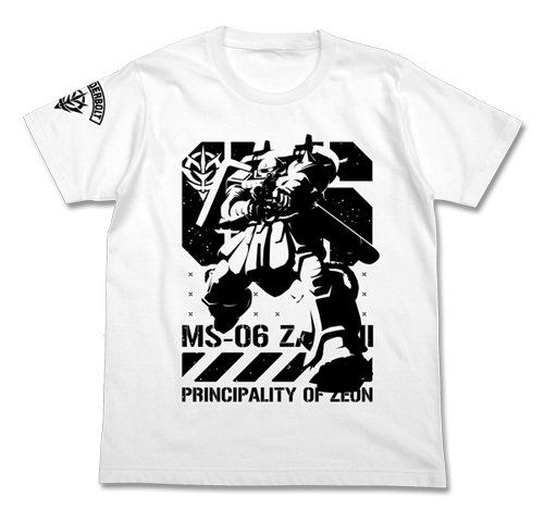 Mobile Suit Gundam Thunderbolt - Thunderbolt Ver. Zaku T-shirt White (XL Size) image 1