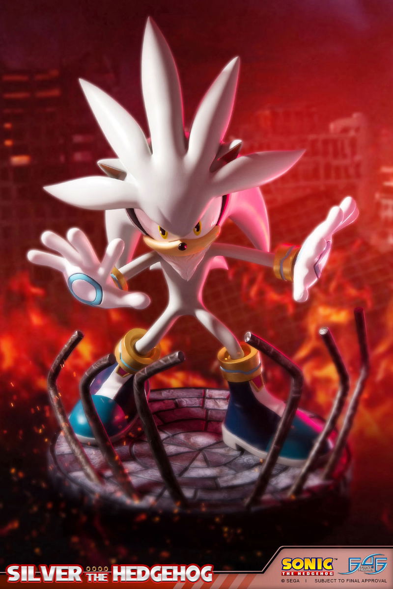 Sonic the Hedgehog Statue: Silver the Hedgehog image 1
