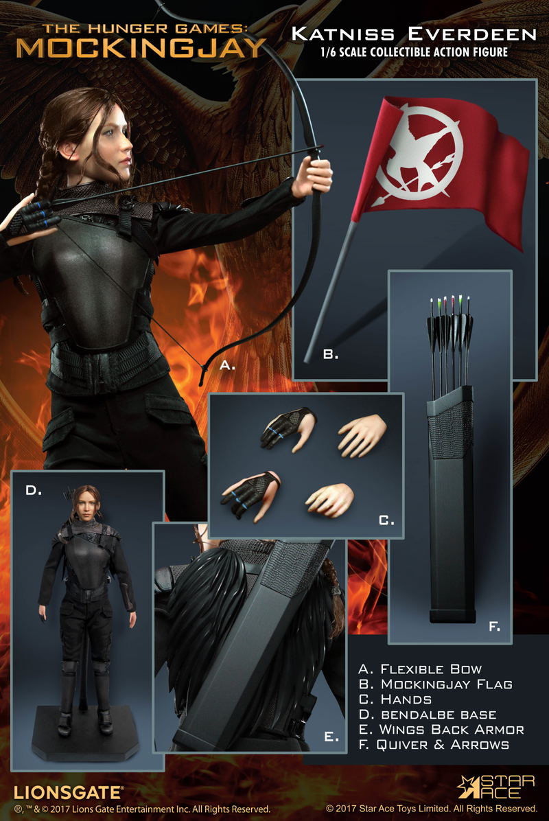 Star Ace Toys My Favorite Movie Series The Hunger Games 1/6 Collectible Action Figure: Katniss Everdeen image 13