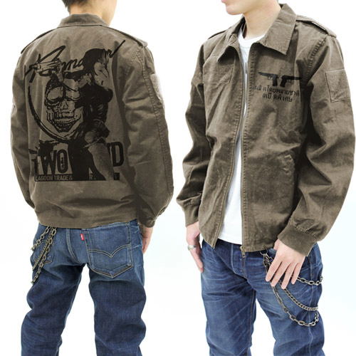 Black Lagoon Revy Tour Jacket Olive (M Size) [Re-run]