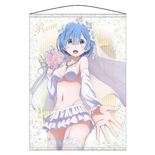 Re:Zero kara Hajimeru Isekai Seikatsu Wall Scroll: Wedding Rem (Re-run) image 1
