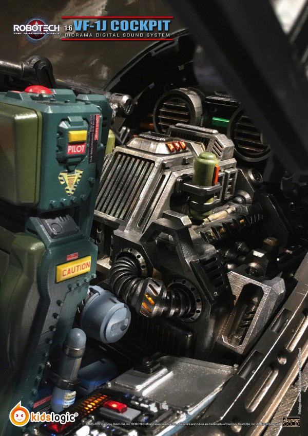 Robotech Macross VF-1J 1/6 Scale Cockpit Diorama Digital Sound System image 21