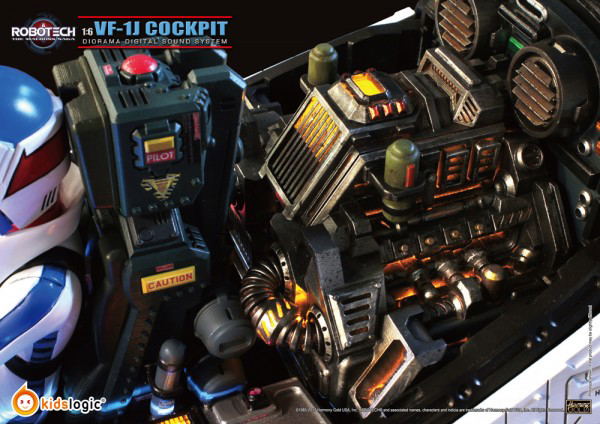 Robotech Macross VF-1J 1/6 Scale Cockpit Diorama Digital Sound System image 25