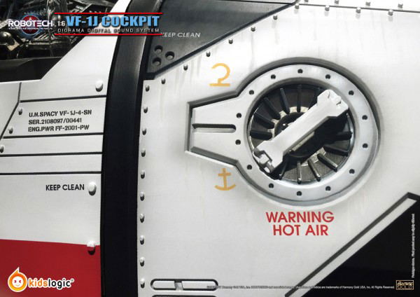 Robotech Macross VF-1J 1/6 Scale Cockpit Diorama Digital Sound System image 27