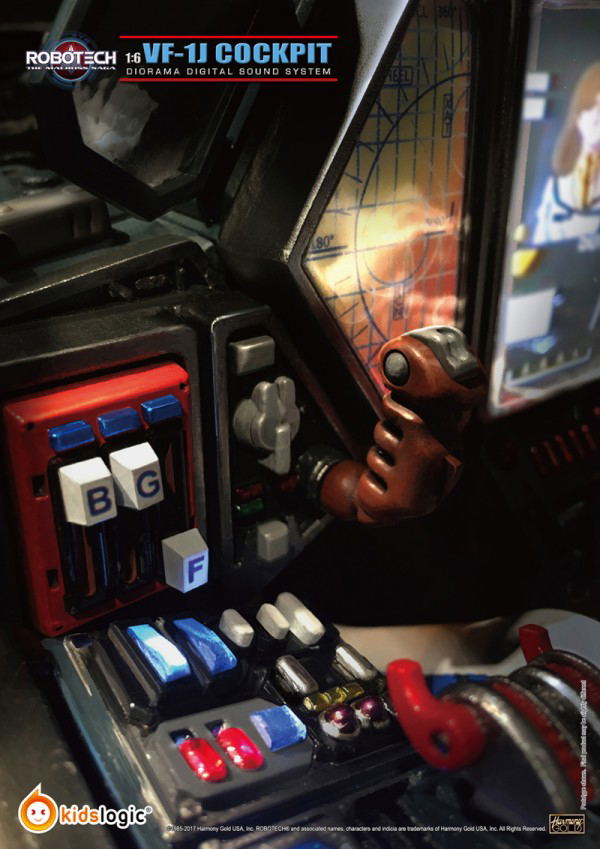 Robotech Macross VF-1J 1/6 Scale Cockpit Diorama Digital Sound System image 32