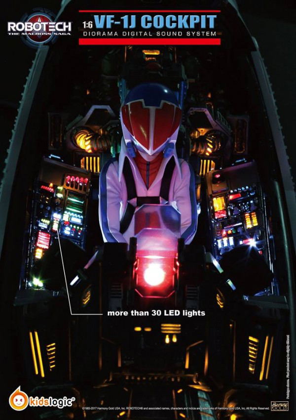 Robotech Macross VF-1J 1/6 Scale Cockpit Diorama Digital Sound System image 35