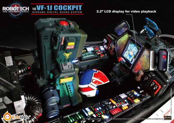 Robotech Macross VF-1J 1/6 Scale Cockpit Diorama Digital Sound System image 36