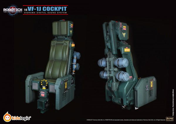 Robotech Macross VF-1J 1/6 Scale Cockpit Diorama Digital Sound System image 8