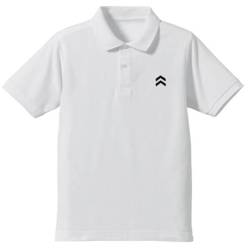 Persona 5 Shujin Academy High School Design Polo Shirt White (L Size)