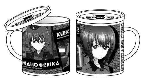 Theatrical Feature Girls und Panzer Kuromorimine Girls High School Covered Mug Cup image 1
