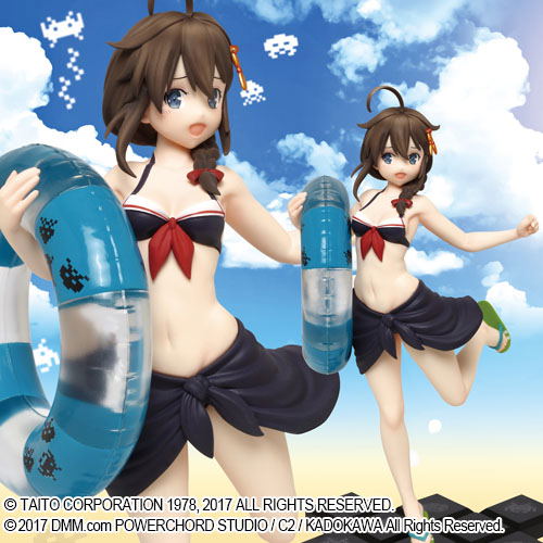 Kantai Collection x Space Invaders Collaboration Figure: Shigure Swimsuit Ver. image 1
