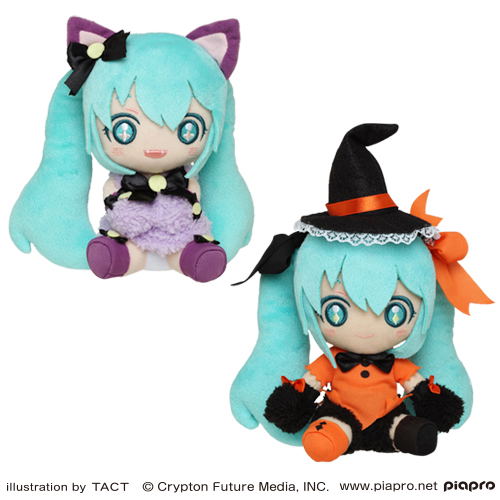 Vocaloid Plush: Hatsune Miku Halloween Ver. (Set of 2) image 1
