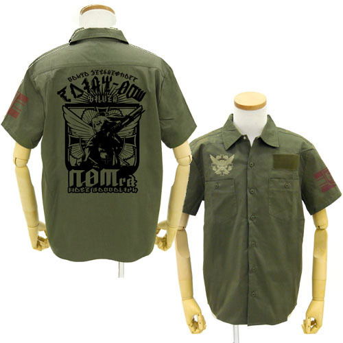 No. 20 Samaden Battalion Patch Base Work Shirt Moss (M Size) image 2