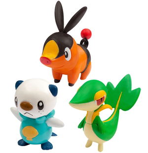 Pokemon Monster Collection EX 20th Anniversary: Three Pokemon of Departure Vol.5 Isshu Region_